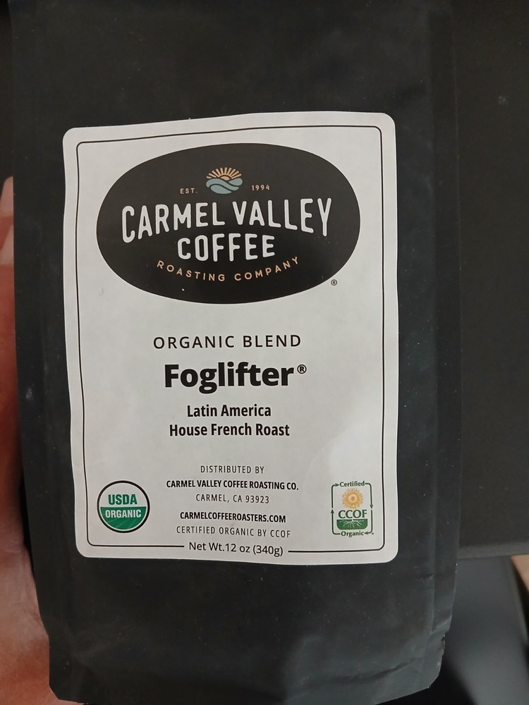 Carmel Valley Coffee Roasting Whole Bean Coffee Foglifter Certified Organic…