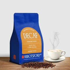 Whole Bean Decaf Coffee, Medium Roast 12 oz Bag, Chemical-Free Specialty Deca…