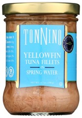 Yellowfin Tuna Fillets By Tonnino In Spring Water 6.7 Oz 6 Pack