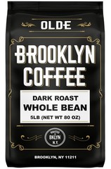 Whole Bean Coffee – Classic Dark Roast 5lb, Bold & Smooth, Freshly Roasted NYC