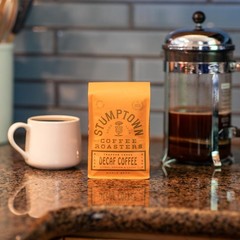 Decaf Whole Bean Coffee 100% Arabica Coffee – Trapper Creek 12oz Bag