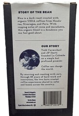 Bleu Dark Roast Whole Bean Coffee – 12oz