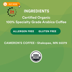 Cameron’s Coffee Roasted Whole Bean Coffee, 28 Ounce (Pack of 1), Brown