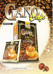 Ganocafe 3-in-1 Dark Roast Whole Bean Coffee – 3 Boxes (60 Sachets)