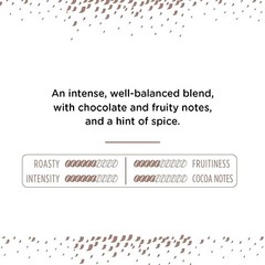 Nescafe Intenso Whole Roasted Coffee Beans 1Kg Arabica and Robusta Blend Bag