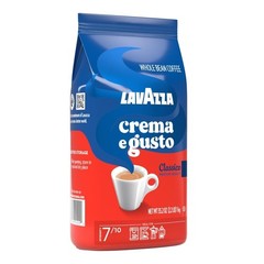 Full-Bodied Crema e Gusto Coffee 2.2 lb Bag – Perfect for Espresso Lovers
