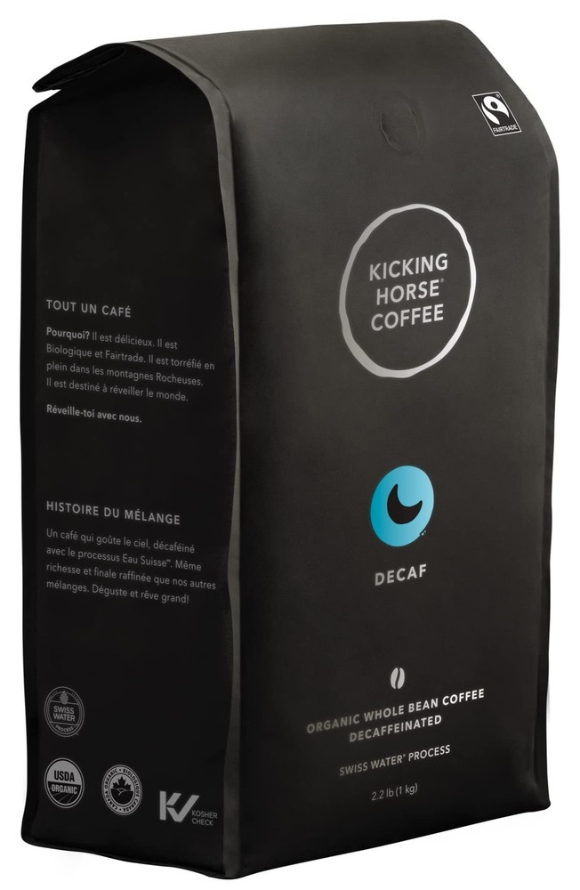 Kicking Horse Coffee, Swiss Water Process, Whole Bean, 2.2 Pound – Certified …