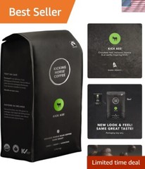 Sustainable Fairtrade Organic Kosher Coffee – Rich Rocky Mountain Roast, 35.2 Oz