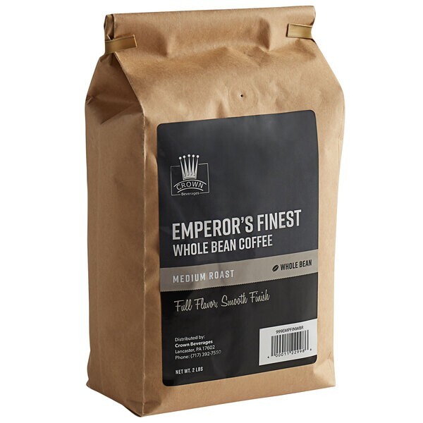 Crown Beverages Emperor’s Finest Whole Bean Coffee 2 lb.
