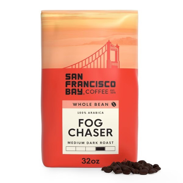 Coffee Fog Chaser Blend Medium Dark Roast Whole Bean Coffee – 32oz