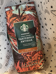 Starbucks Guatemala Antigua Whole Bean Coffee Medium Roast 100% Arabica 16 oz