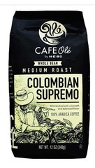 6 HEB Cafe Ole Whole Bean Or GRD Coffee,Texas Pecan & French Roast Dark Roast