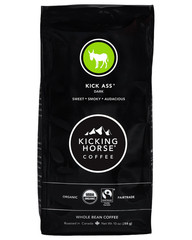 Kick Ass Dark Roast Whole Bean and Smart Ass Medium Roast Ground Coffee Bundle