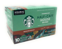 Starbucks Half Caff – 10ct K-Cup 10 Count (Pack of 1)