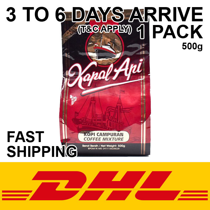 Coffee Mixture Kopi Kapal Api Java Arabica Robusta Coffee 500g Fast Ship DHL
