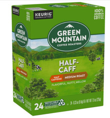 Green Mountain Half Caff Coffee – Medium Roast K-Cup Pods, 96-Count!