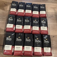 15 Pounds Peet’s Espresso Forte Dark Roast Whole Beans