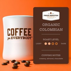, Organic Colombian Whole Bean Coffee, Medium Roast, USDA Organic, 100% Singl…
