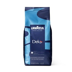 Lavazza Dek Whole Bean Coffee Blend, Decaffeinated Dark Espresso Roast, 1.1-Poun