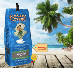 Kauai Coffee Co. Decaf Single Origin Medium Roast Ground Coffee 7 oz.