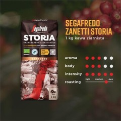SEGAFREDO Zanetti Storia Coffee Beans 1000g / 1kg / 35.3oz