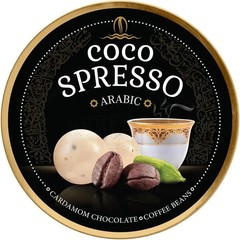 Cocospresso Arabic Coffee Chocolate Beans with Cardamom 40g