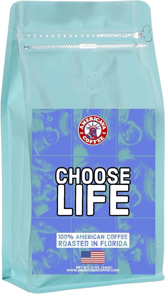 Choose Life Medium Roast Whole Beans 100% Made in the USA Hawaiian Grown