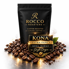 100% Kona Extra Fancy Coffee, Genuine, Freshly Roasted or Green, 20 x 1 lb Bags