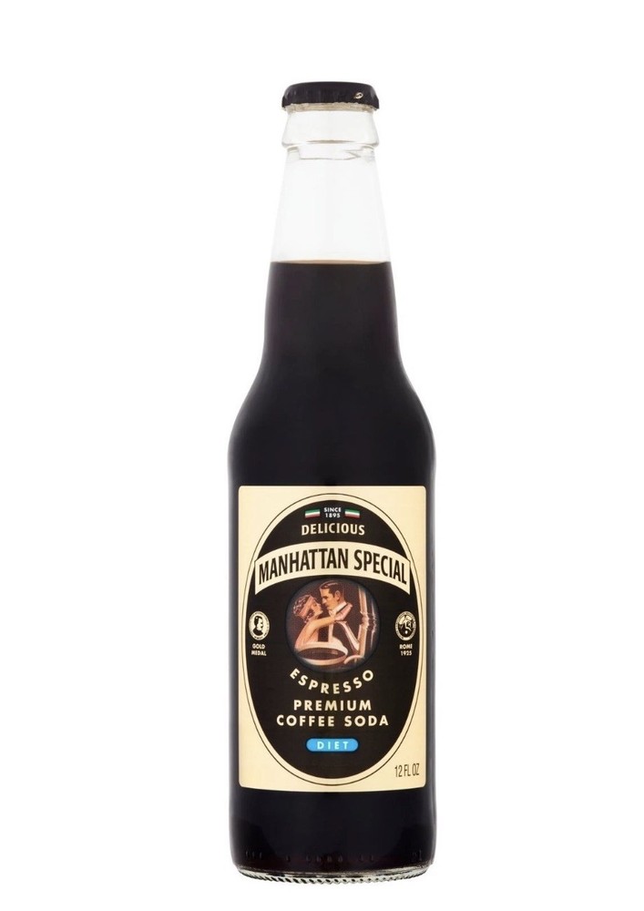 Manhattan Special DIET espresso original Italian ￼Coffee Soda 12 oz -2 bottles