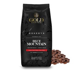 Gold Coffee Co. Blue Mountain Premium Blend – Medium Roast, Whole Bean 100% A…