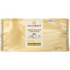 Callebaut Recipe W2 White Chocolate Block 11 lb. WS-409CW2120