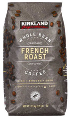 Kirkland Signature Whole Bean Coffee, French Roast, 2.5 lbs, EXP: 03/13/2025