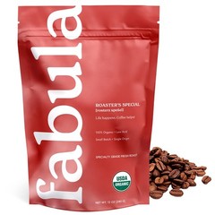 Half-Caff Medium Roast Whole Coffee Beans Organic Low Acid Single Origin 12oz