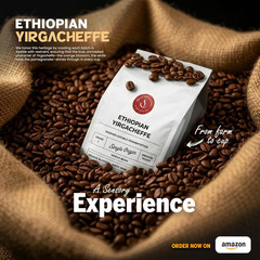 Daily Sips Rare Treasury Ethiopian Yirgacheffe Coffee Beans (Grade 1) – Single O