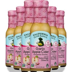 Garlic Apple Cider Vinaigrette Dressing By California Olive Ranch 8 Fl 6 Pack