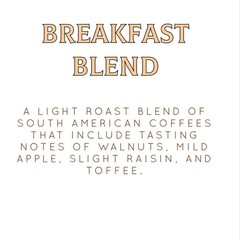 Breakfast | Light Specialty Arabica Roast | Fresh Roasted | Desert Fox Coffee