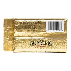 12 Pack – Cafe Supremo 100% Espresso Coffee, Dark Roast Latin Flavor – 8.8oz
