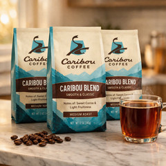 3-PACK Caribou Coffee Caribou Blend Whole Bean 40oz x3 (7.5 lb) Medium Roast