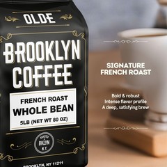 FRENCH ROAST Whole Bean Coffee – DARK ROAST – For A Classic Black Coffee, Bre…