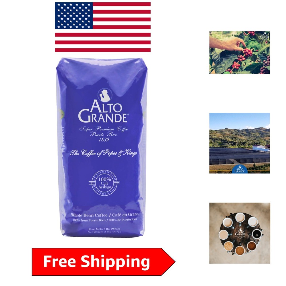 100% Arabica Whole Bean Coffee – 2 lbs of Exquisite Puerto Rican Roast