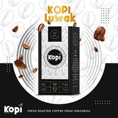 NEW Fresh Indonesian Kopi Luwak Arabica Coffee Beans Medium Roasted (250G)