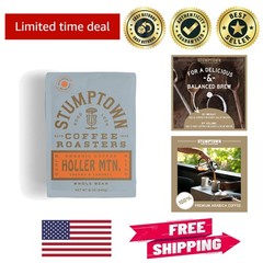 12oz Holler Mountain Organic Whole Bean Coffee – Citrus, Caramel, Hazelnut Notes