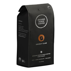 Coffee, Grizzly Claw, Dark Roast, Whole Bean, 10 Oz – Certified Organic, Fairtra