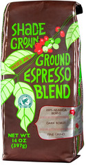 2 X Trader Joe’s Shade Grown Espresso Blend *Ground Dark Roast 14 oz