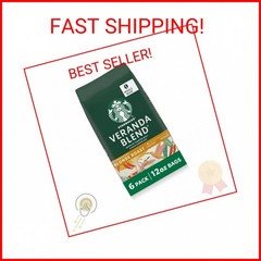 Starbucks Whole Coffee Beans, Starbucks Blonde Roast Hot or Iced Coffee, Veranda