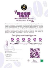 The Grind Coffee Co. Monsooned Malabar 250 g Whole Bean Free Shipping World Wide