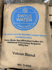 Swiss Water Process Green Decaf Coffee Beans Volcan Blend Raw Unroasted 5 lb