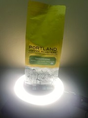 Case 6/ 12 oz Portland Organic Coffee, Whole Bean, Light Roast, Tanager’s Song
