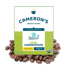 Cameron’S Coffee Organic Scandinavian Blend Whole Bean Coffee, Medium-Dark Ro…