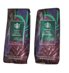 Whole Bean Coffee, Decaf Sumatra, 16-Ounce Bags (Pack of 2)